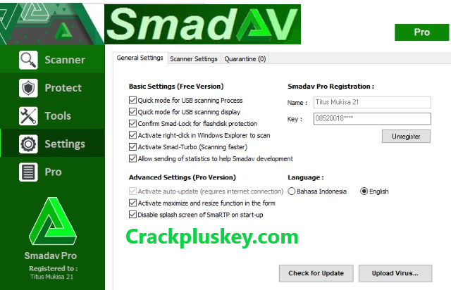 Smadav Crack Full Registration Key
