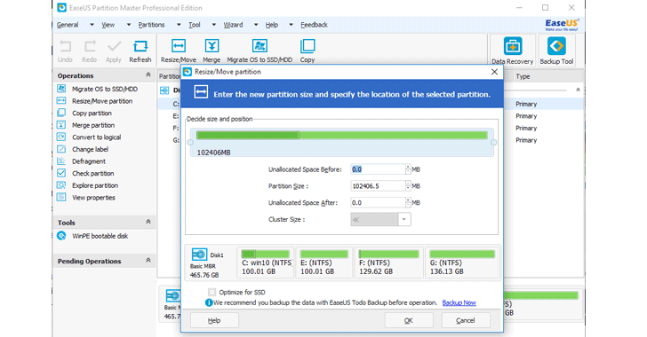 EaseUS Partition Master